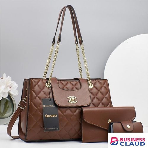 Latest design 3in1 handbag set dor ladies