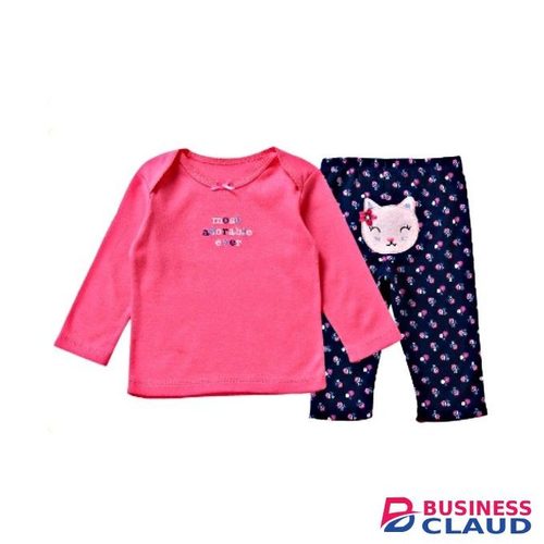 Cotton Baby Girl 2 Piece Clothes Set - Most Adorable Ever