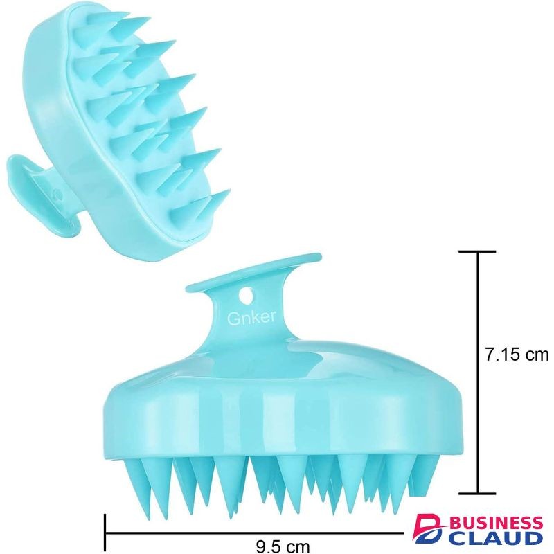 Scalp Massager Brush for Effective Hair Cleaning and Scalp Exfoliation - Perfect for Curly, Straight, and Thick Hair - Ideal for Relaxation and Stress Relief