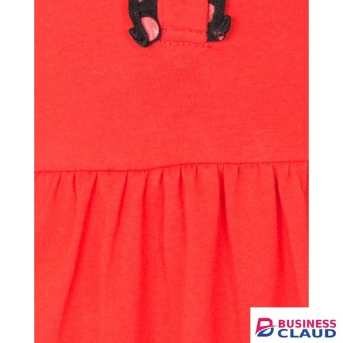 Girls Red & Black Dress And Leggings Set - Minnie 6 To 10yrs