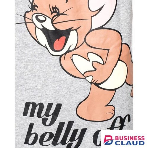 Grey-Red Coloured Girls Cotton Dress With Red Leggings Set