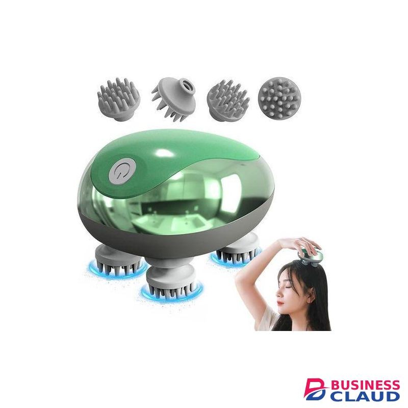 Quality Electric Scalp Massager & Head Massager for Hair Growth, Rechargeable Silicone Scalp Massager Shampoo Brush, Head Scratcher for Stress Relax, Pet Massager for Cat Dog