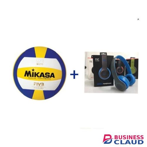 Volleyball mikasa + p47 Original wireless headphones