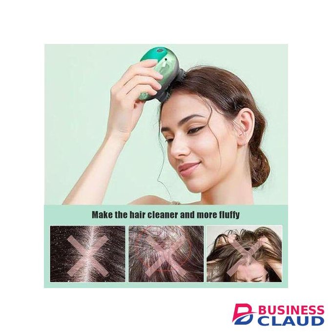 Cordless Electric Hair Scalp Massager- Rechargeable Head Massager with Kneading Massage. Waterproof, Handheld, Portable Head Scratcher Massager to Stimulate Hair Growth, Deep Clean. Full Body & Stress Relief.