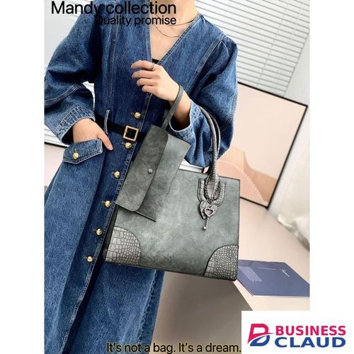 Fashion & Style 4 in 1 Fashionable Elegant Leather Handbags Set