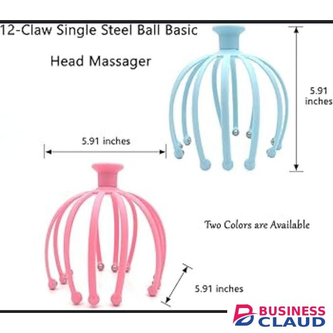 12 claws single steel ball head massager
