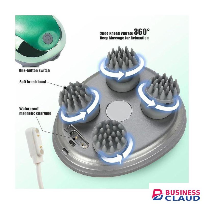 3 In 1 Electric Scalp Massager , Portable Head Massager, Electrical Handheld Head Scratcher for full Body Massage,arm,legs, waist , Hair Growth, and Stress Relax