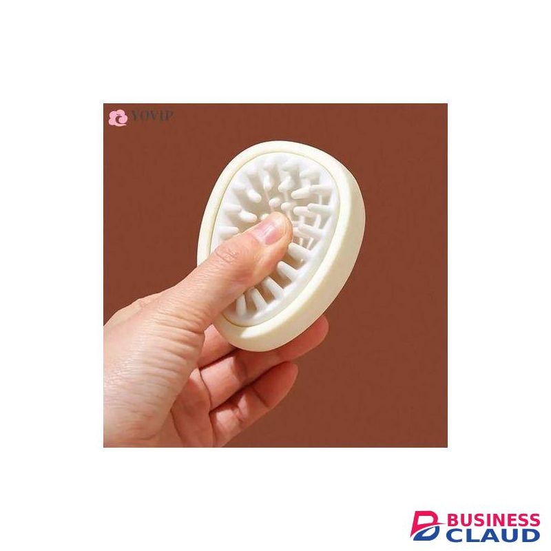 Silicone Scalp Massager – Shampoo Brush & Hair Scrubber.