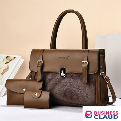 Elegant ladies handbag 3 in 1 set