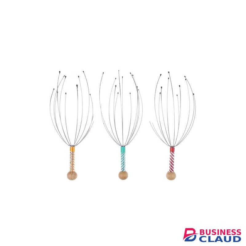 Tingler Head Massager Manual Octopus Shaped Scalp Massage Comb
