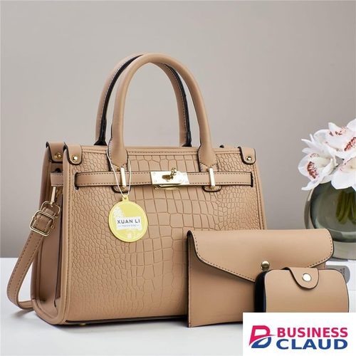 Women 3 in 1 Latest Design Leather Handbags & Purses Ladies Set bags