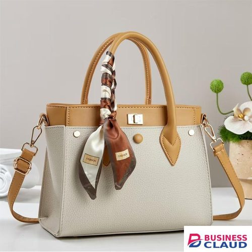 Top-Handle Handbag - Nude