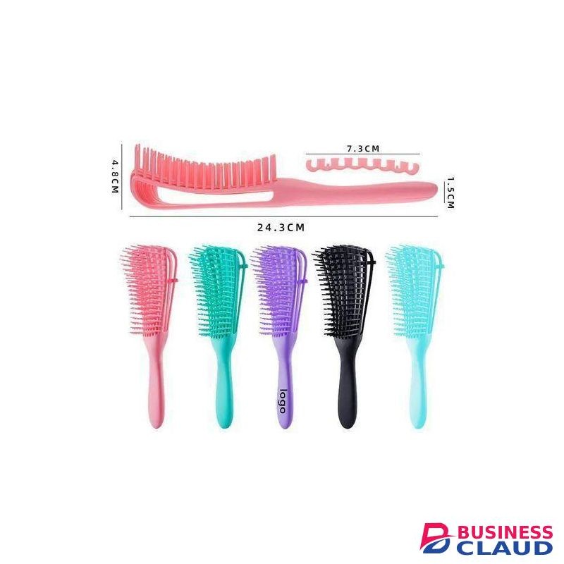 Octopus Comb Multi-function Hairstyle Hair Fluffy Scalp Massage Comb black,green,pink,purple