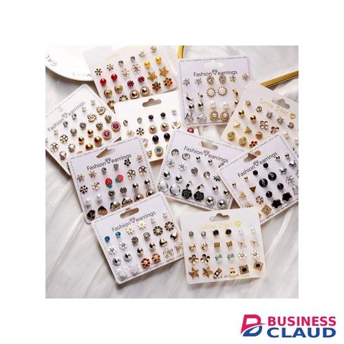 Bro Toumi 12 IN 1-Ladies Beauty Stud Earring Set-ZZ