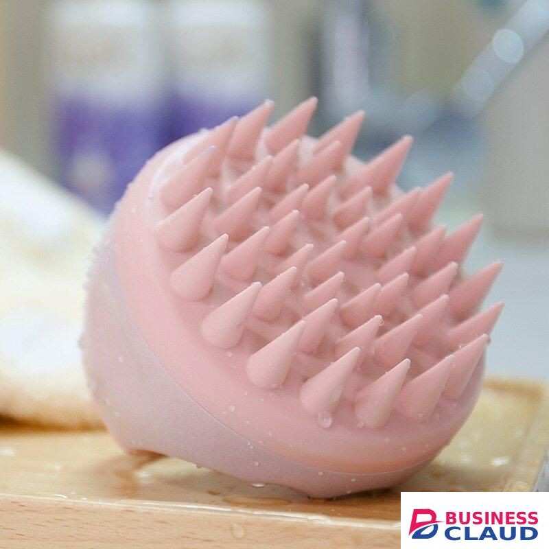 Silicone Hair Scalp Shampoo Massage Brush Shower