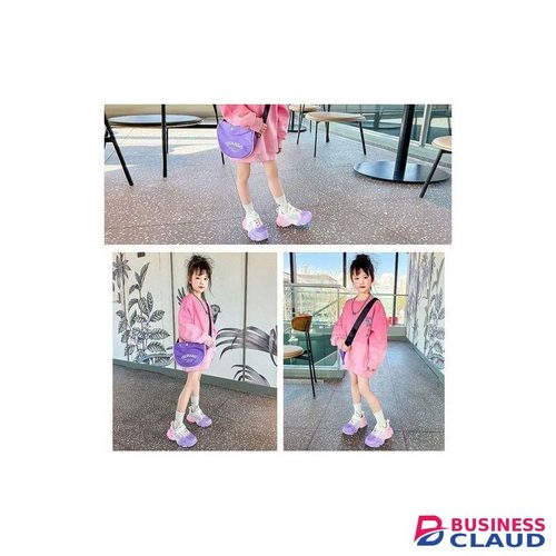 Child Girl Anti Slip Breathable Sneakers Thick Soled Mesh Fabric Kids Walk Shoes