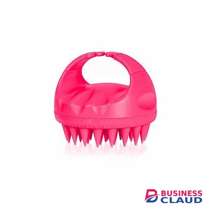 ROSE PINK HAIR SHAMPOO BRUSH AND SCALP MASSAGER