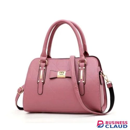 Ohanel Fashion Ladies Shoulder Bag and Handbag Pu Leather - Pink