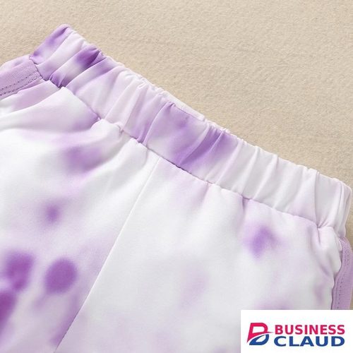 Catpapa Exclusive Perks for Loyal Customers!Baby Girls Vest With Shorts Tie-dye