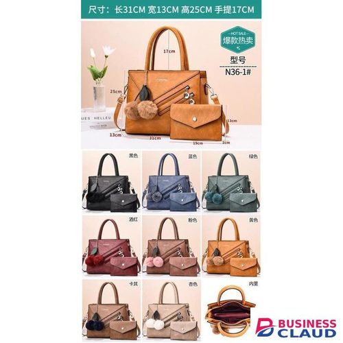 24 7 FASHION Ladies Trendiest 2 in 1 Women Set Handbags & Purse Leather Bags