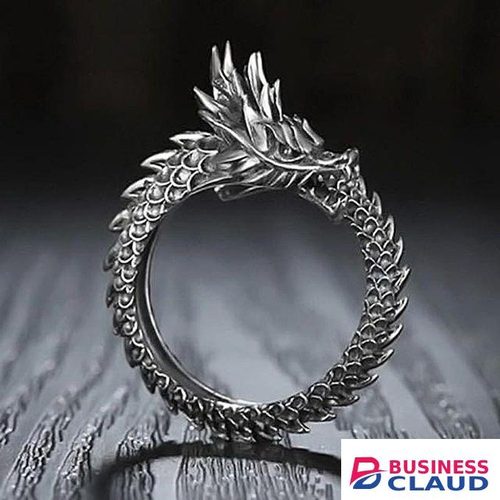 Vintage Chinese Style Dragon Head Ring