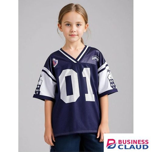 Summer Navy Blue Baseball Jersey - Tween Girls Sizes 8-12