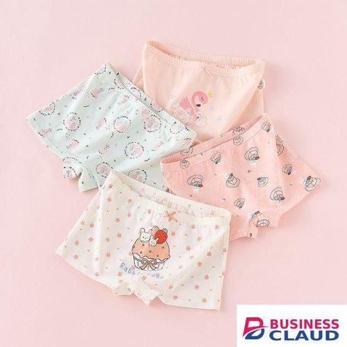 4 pcs high quality girls cotton hot pant