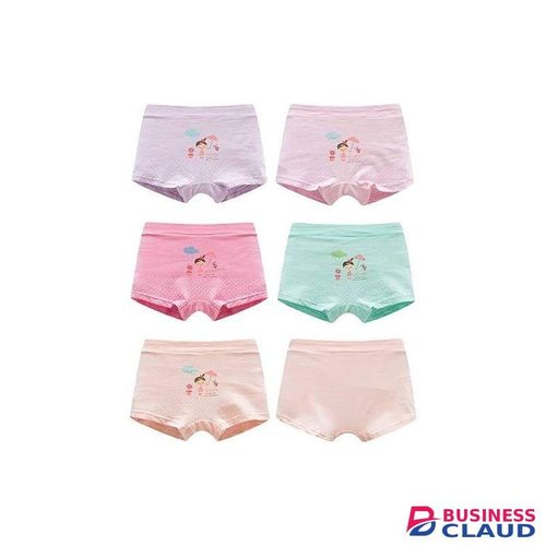Girls' Assorted Print Underwear Kids Panties Comfort Boxer Briefs Hot Pants Pack Of 6