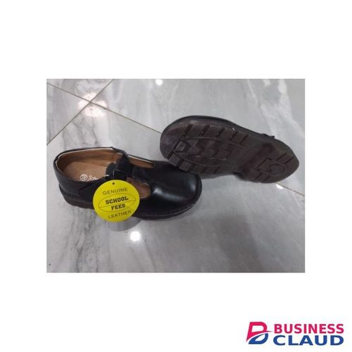 School Fees Durable Non Bulky Girls Leather School Shoes