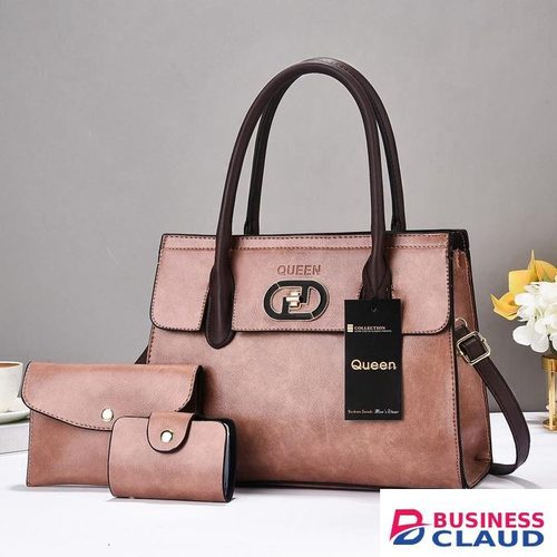 PU Leather Stylish Ladies & Women Shoulder 3 Pcs Set Handbags