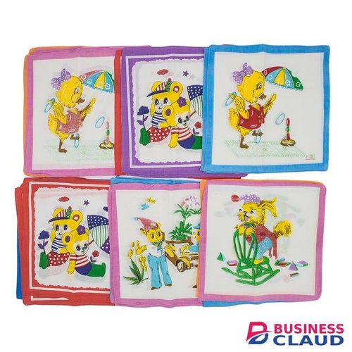 Cotton Handkerchiefs Hanky For Boys & Girls