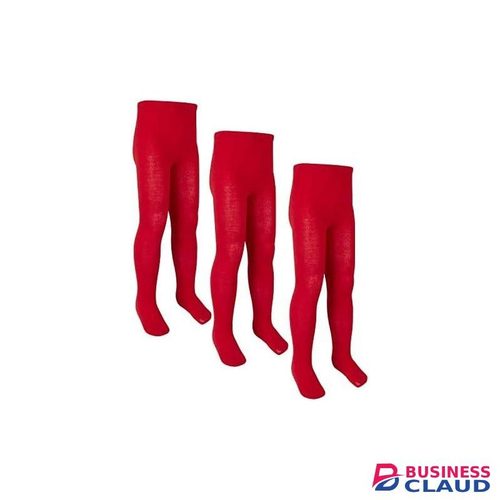 3 Pairs Girls Kids Cotton Rich Soft Stretchy Knitted School Uniform Everyday Tights Ages 2-14 Years