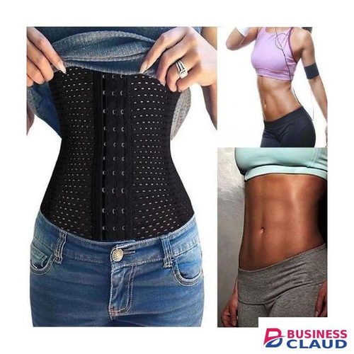 Slimming Belt Waist Trainer Corset Tummy Control Shapewear Flat Tummy Fat Burner Belt