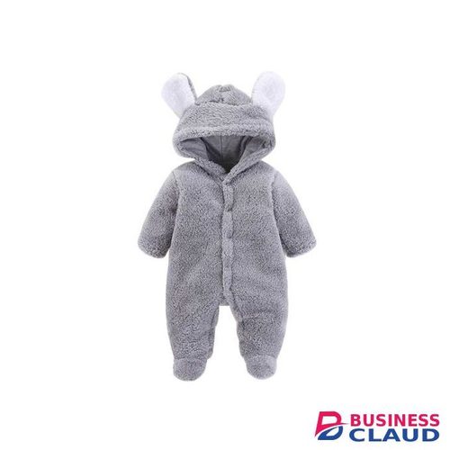 Newborn Baby Jumpsuit Warm Hooded Rompers