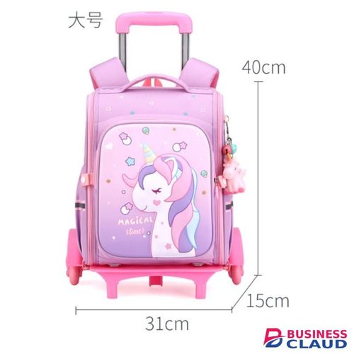 Fashion School Wheeled Backpack Set Trolley Bag Backpack Bags