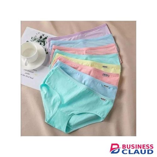 6 pcs high quality seamless cotton girls panties