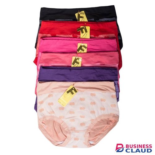 3 Pieces Seamless Stretchy Ladies Pantie - Assorted Colors