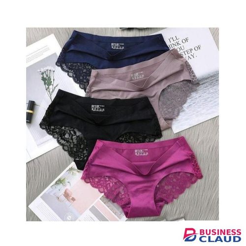 6pcs Quality seamless lace ladies panties - L/XL