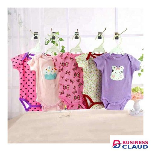 5 Pieces Baby Bodysuits/Baby Onesies/Sleepsuit/Romper- Multicolores