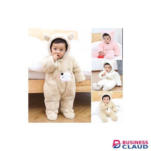 Baby Warm Heavy Brown Rompers