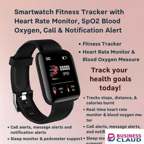 SmartFit™ Fitness Smartwatch - Heart Rate, Sleep, Steps, Calls, Social Alerts - Sports Watches for Men / Women