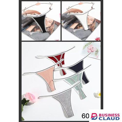 Hot Sexy Thongs Underwear Low Waist Sexy Panties 4 Packs