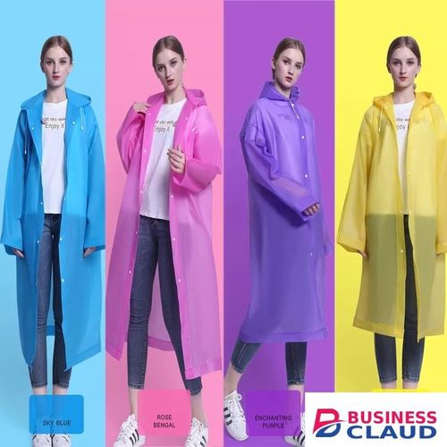 Adults Unisex Reusable Waterproof Jackets-Purplr