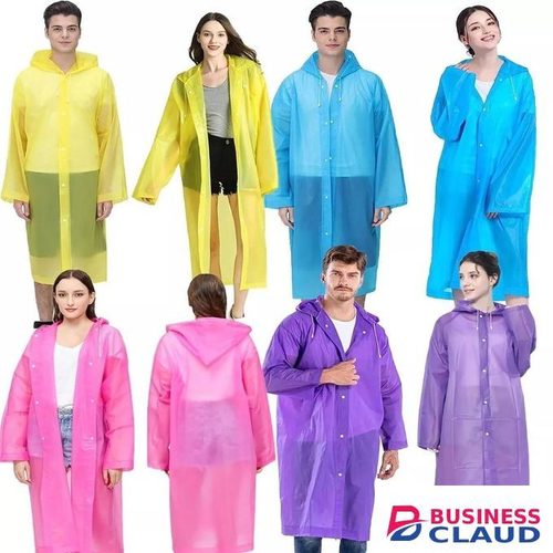 Adults Unisex Reusable Waterproof Jackets-Blue