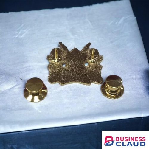 Gk 3D Gold Standard Emblem Lapel Pin Badge
