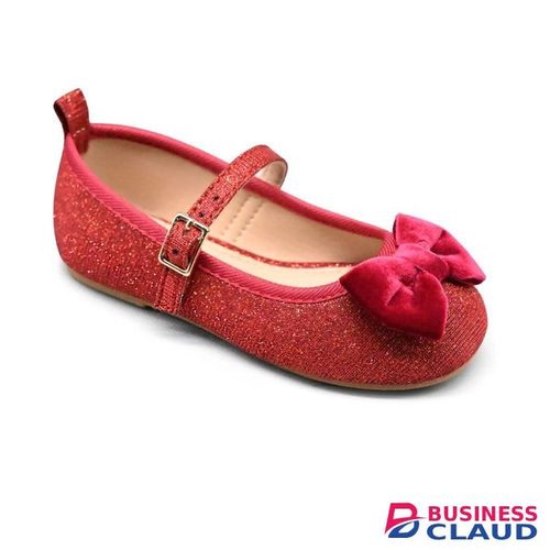 UMOJA Buggies Kyle Girls’ Dress Shoes – Red