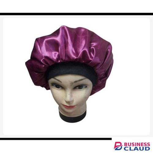 Kids Hair Bonnet Fashionable Satin Silk Bonnet for Girls Boys Children Toddler Baby Sleeping Cap Night Sleep Cap Protective Head Band Adjustable Soft Comfortable Hair Cover for Natural Curly Braids Dreadlocks- Purple