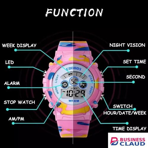 Girls Sports Military Digital Watches