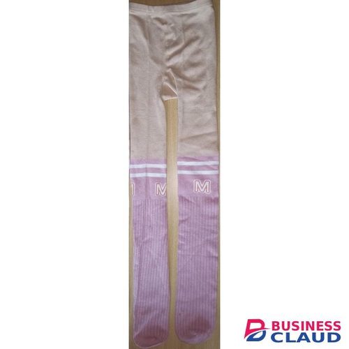 1Pair of Girl's Striped Pantyhose Floret, Solid Comfy Breathable Thermal Leggings Pantyhose, Winter & Autumn 8-12Years