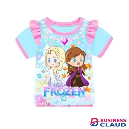 Barbieliya Short Sleeves Frozen Glow-in-the-dark Pajamas